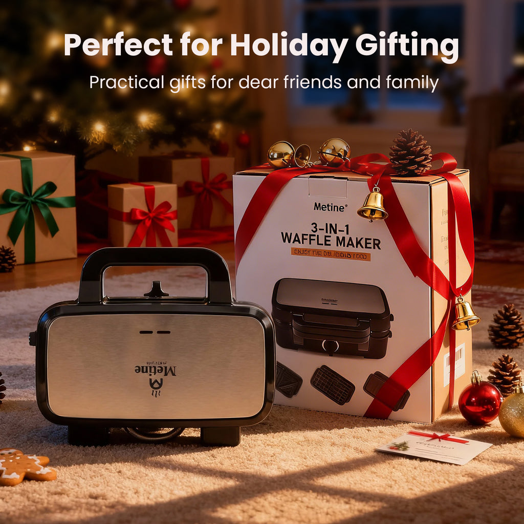 3-in-1 waffle Maker, Sandwich maker and Grill plates with Removable Plates