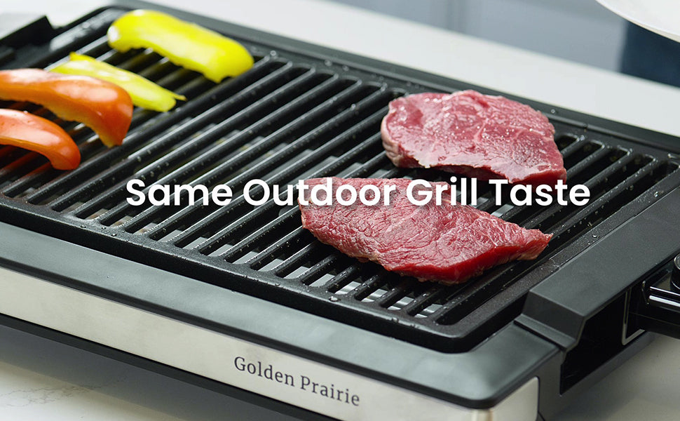 Electric Indoor Grill 15-Inch, 1600W