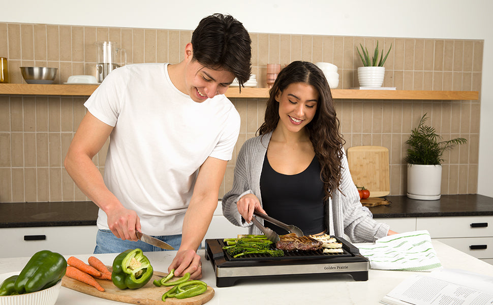 Electric Indoor Grill 15-Inch, 1600W